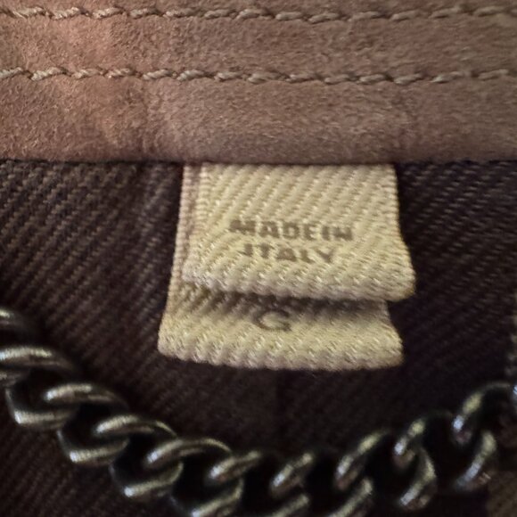 $2500 Burberry Brit suede tan/brown leather jacket coat blazer RARE LARGE vintag - Picture 4 of 8